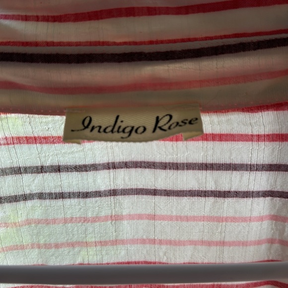 EUC flowy striped dress from indigo Rose - Picture 2 of 4